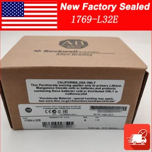 New Allen-Bradley 1769-L32E SER A CompactLogix EtherNet Processor - Picture 1 of 3