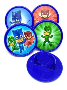 PJ Masks Bomboniere Bomboniere Cupcake Toppers Anelli Forniture per Feste Compleanno - Confezione da 24 - Foto 1 di 9