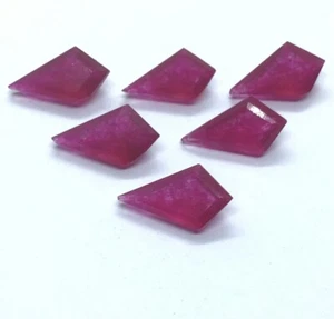 Piedras preciosas sueltas naturales AAA de cuarzo rubí corte en forma de cometa para surtido de todas las joyas - Imagen 1 de 24