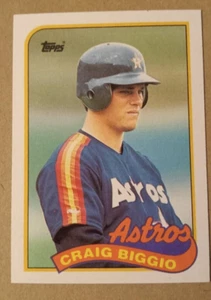 1989 Topps Craig Biggio Number 49 Rookie card NM - Mint HoF - Picture 1 of 5