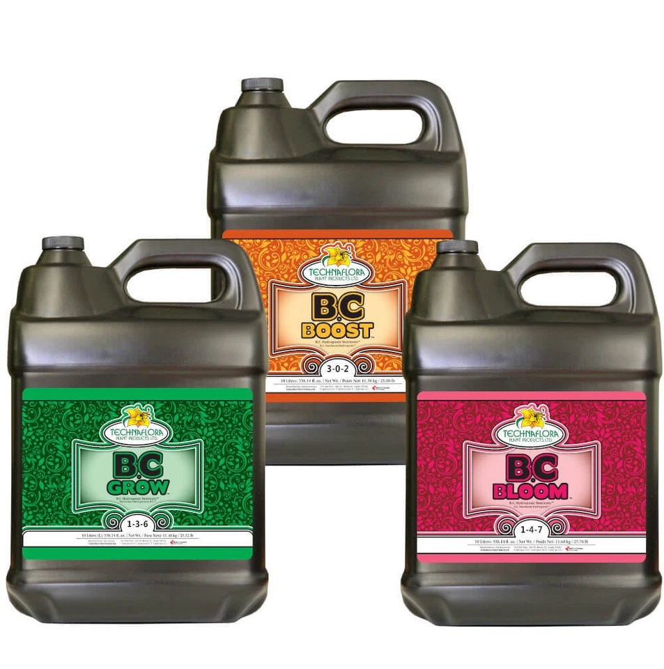Technaflora B.C. Hydroponic Nutrients Bloom - Boost - Grow - Imagem 1 de 1
