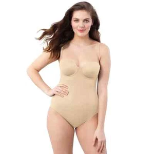NEW Maidenform DMS108 Women's Ultra Firm Foundations Bodyshaper 40D Beige - Picture 1 of 3