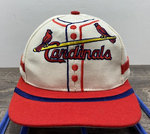 Vintage Twins Enterprise St Louis Cardinals Jersey Style Hat Cap Snapback 90s Cover