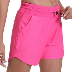 Running Shorts for Women with Liner Athletic Sport Pants Lightweight Gym Work... - Picture 1 of 6