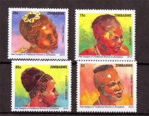 ZIMBABWE, 2013  HAIR STYLES  MNH - ISSUE DATE 17th DEC 2013 - Picture 1 of 1