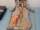 Vintage Indonezyjska lalka Wayang Golek ręcznie rzeźbiona i malowana drewniana lalka