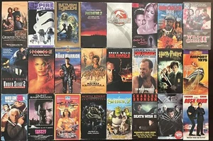 VHS Sequels Only Lot (30) Mad Max/Predator/TMNT/Jurassic/Star Wars & Trek TESTED - Picture 1 of 8