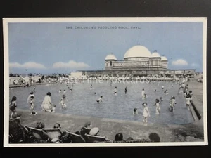Piscina de remo Wales RHYL The Childrens - postal antigua de E.T.W. Dennis - Imagen 1 de 2
