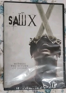 BRAND NEW Saw X (DVD, 2023) Sealed WITNESS THE RETURN OF JIGSAW Free Shipping - Imagen 1 de 2