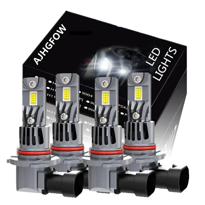 Combo de lâmpadas de faróis dianteiros de LED alto+baixo para Acura CL 1997 1998 1999 4x - Imagem 1 de 4