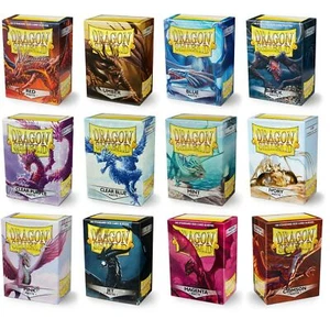 Dragon Shield Matte Sleeves 100 | Standard Size | Fits MTG, Pokemon, One Piece - Picture 1 of 73