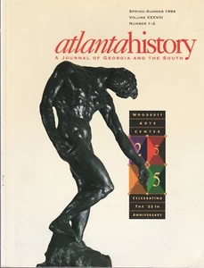 ATLANTA HISTORY JOURNAL SPRING/SUMMER 1994 *WOODRUFF ARTS CENTER/HIGH MUSEUM* - Picture 1 of 1