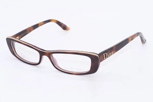 NEW CHRISTIAN DIOR CD 3208 UQP HAVANA GOLD AUTHENTIC FRAMES EYEGLASSES 51-15 - Picture 1 of 4
