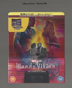 WANDAVISION : THE COMPLETE SERIES - UK EXCLUSIVE 4K + BLU RAY STEELBOOK NEW - Picture 1 of 6