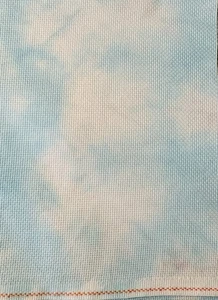 Tela de punto de cruz teñida a mano 14 ct. Aida 20”x 28,5”, “Summer Breeze” - Imagen 1 de 3