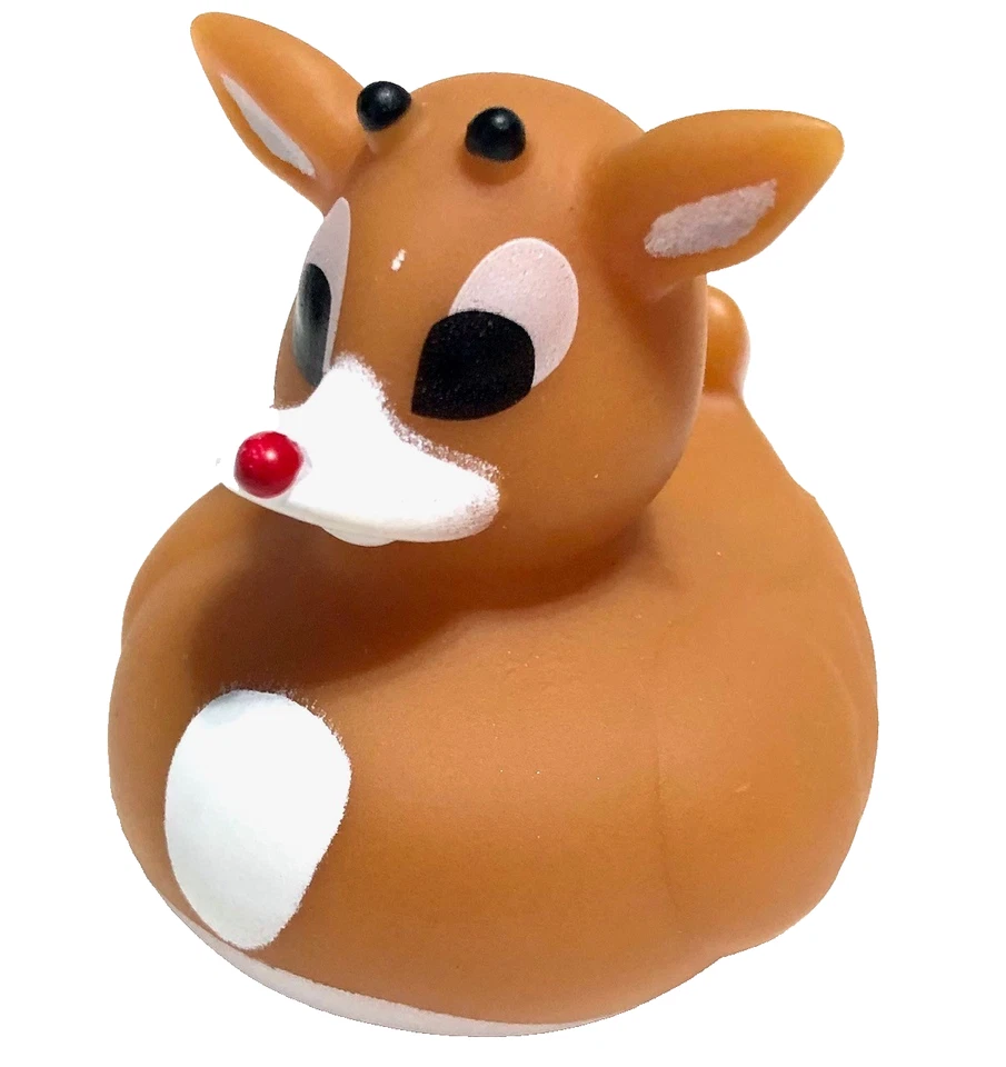 ENVÍO GRATUITO - NAVIDAD RENO RUDOLH NARIZ ROJA CRUCERO GOMA PATO 2" CRUCERO Foto 1 de 1