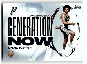 2025-26 Topps Dylan Harper #GN-2 Generation Now San Antonio Spurs - Picture 1 of 2