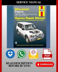 Mitsubishi Pajero 1997-2014 Haynes Repair Manual (50% STUDENT DISCOUNT) - Picture 1 of 1