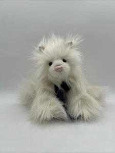 Sparkles The Cat Charlie Bears 2017 Plush * 11" w/ Blue Bow * RETIRED - Picture 1 of 22