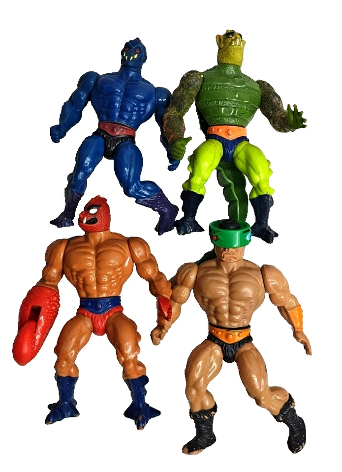 Lote de 4 Figuras de Acción He-Man MOTU de Colección Años 80 Mattel Masters of the Universe Foto 1 de 2