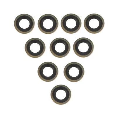 For Ford F-250 HD 1997 Drain Plug Gasket | 10 Pieces | Steel/Rubber Material Foto 1 de 4