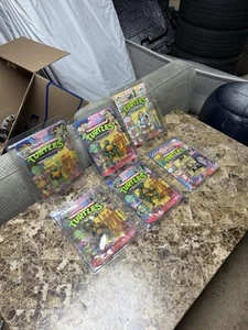 1988 Teenage Mutant Ninja Turtles Figure FACTORY SEALED ( Bundle Lot Of 6!!! ) - Picture 1 of 24