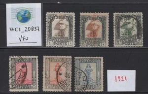WC1_20837. COLONIE ITALIANE:LIBIA. Piccolo gruppo di francobolli 1921. Usato - Foto 1 di 1