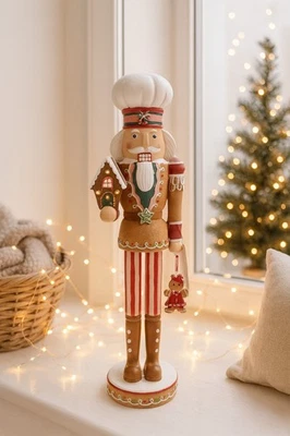 Clayre&Eef Nussknacker, Weihnachtsdekoration, Lebkuchen - Bild 1 von 2