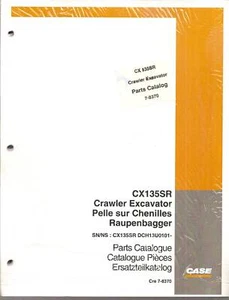 Manual de piezas de excavadora sobre orugas Case CX135SR - Imagen 1 de 1