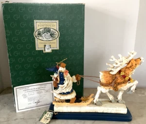 Cartera de colección David Frykman Santa tirada por renos, 1996, #df2010 - Imagen 1 de 10