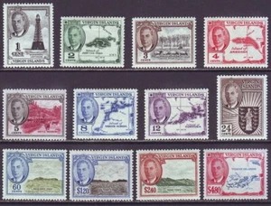 Virgin Islands 1952 SC 102-113 MH Set - Picture 1 of 3