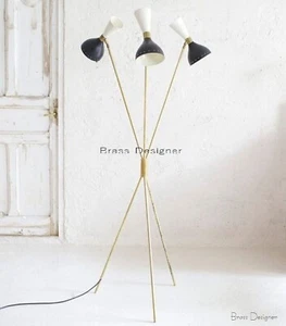 Mid Century Diabolo Stilnovo Style Tripod Floor Lamp Modern Italian Studio Lamp - Picture 1 of 4