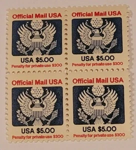 Scott#: O133 - Official Block of Four MNH OG - Picture 1 of 1
