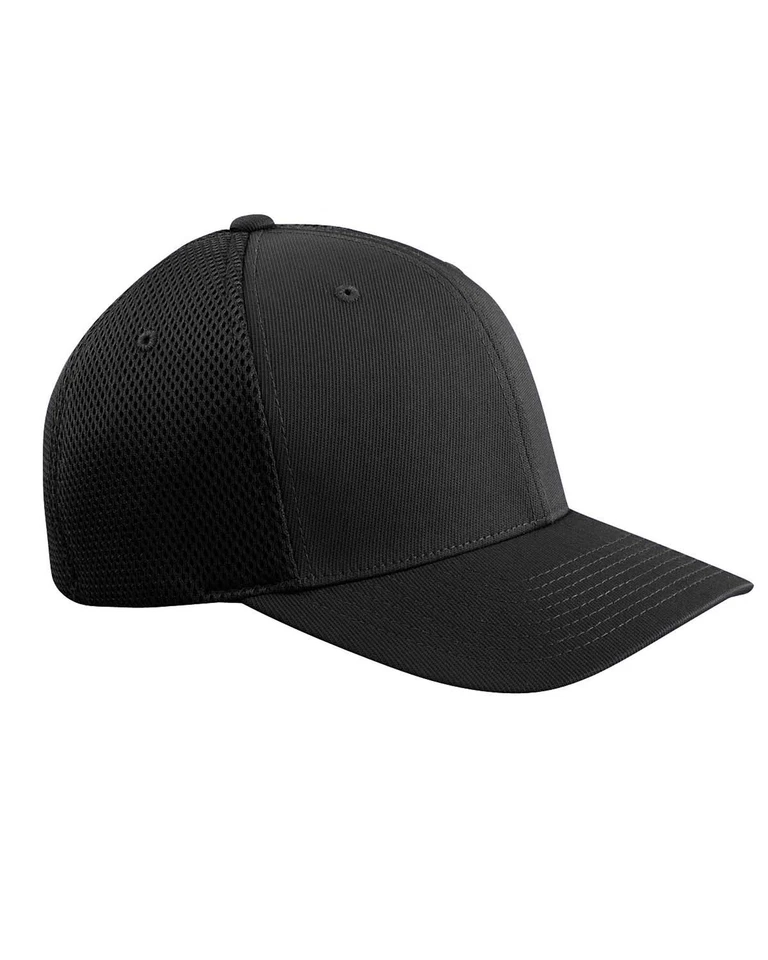 Paquete de 5 gorras Flexfit 6533 para adultos de 6 paneles de perfil medio gorra de ultrafibra y malla de aire Foto 1 de 1