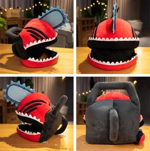 Anime Chainsaw Man Pochita Cosplay Plush Toys Stuffed Doll Headwear Pillow Gift - Picture 1 of 8