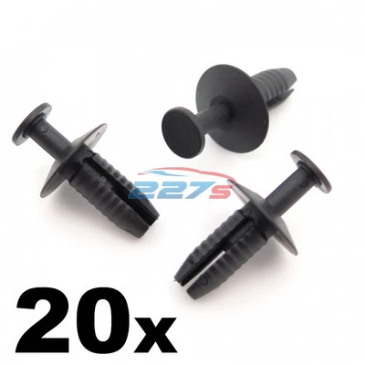 20x 6mm Body & Panel Trim Clips- BMW 51111908077 / 51110029491 Boot lining etc - Image 1 of 2