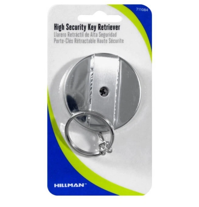 Hillman 711084 Metal Multicolored Belt Hooks/Pocket Key Chain 5 L in.