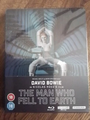 The Man Who Fell To Earth Steelbook 4k UHD Blu ray New Sealed UK Edition - Image 1 of 4