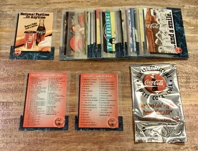 1995 Coca-Cola Sprint Premier Phone Cards Cels 50 Card Complete Trading Set Mint - Image 1 of 2