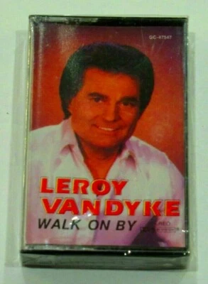 ROCK LEROY VAN DYKE WALK ON BY CASSETTE TAPE BRAND NEW SEALED  - Image 1 of 2