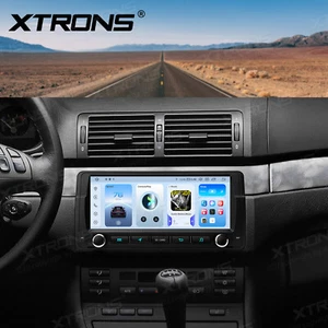 8.8" Android 14 8-Core 8+256G WiFi Car Stereo GPS Radio for BMW E46 M3 325i 330i - Picture 1 of 21