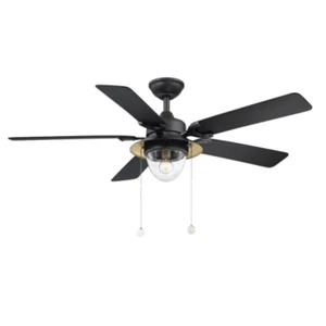 Outdoor 52" Deckenventilator Maritim Küste Terrasse Licht Niedlich Industrie Steampunk - Bild 1 von 3