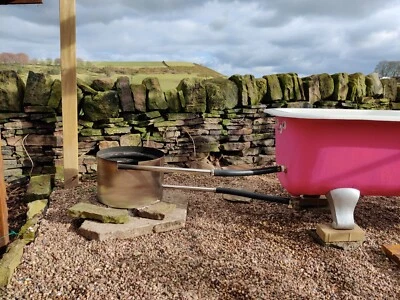 25.4mm water heater fireguard coil, 1.5m hose & connectors - bathtub - UK made - Image 1 of 4