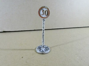 699R Vintage DINKY England Straßenschilder Stadt Schild Limitierung Vitesse 30 - Bild 1 von 5
