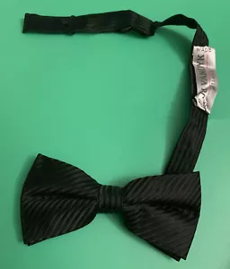 Jon Vandyk Holland Hecho a Mano Negro Microfibra Vestido Trabajo O Novedad Moño Corbata - Imagen 1 de 4