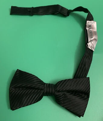 Vestido Jon Vandyk Holland Hecho a Mano Negro Microfibra Trabajo O Novedad Pajarita Foto 1 de 4