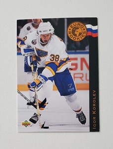 1992-93 Upper Deck UD EURO-ROOKIES INSERT CARDS - You pick from list