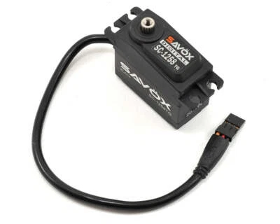 Savox SC-1258TG PLUS Black Edition Digital High Speed Titanium Gear Servo - Image 1 of 3