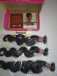 ALI JULIA 20 18 16 Inch Brazilian 10A Virgin Body Wave Hair Weave 3 Bundles - Picture 1 of 5