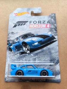 Hot Wheels 2018 FORZA HORIZON 4 PORSCHE 993 GT2 (933) BLUE 6/6 - Picture 1 of 1